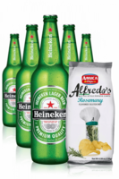 Heineken da 24 x 33cl + Amica Chips Rosmarino Alfredo