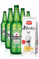 Heineken da 24 x 33cl + Amica Chips Sale Marino Alfredo