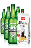 Heineken da 24 x 33cl + Amica Chips Tartufo Alfredo
