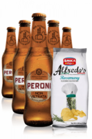 Peroni Non Filtrata da 24 x 33cl + Amica Chips Rosmarino Alfredo’s 3 x 130 gr