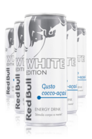 Red Bull Energy Drink White Edition Gusto Cocco-Açai Cassa da 24 Lattine x 25cl