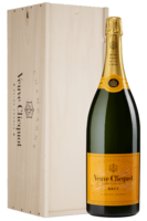 Veuve Clic Brut Yellow Label 3Litri (Jéroboam Cassetta in Legno)