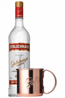 Vodka Stolichnaya 1Litro + OMAGGIO 2 tazze Stolichnaya