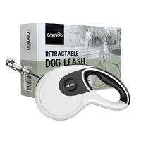 Guinzaglio Allungabile - 5 Metri di Guinzaglio - Con Presa Antiscivolo - Resistente e Antimorso - Per Cani fino a 40kg