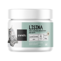 L-lisina in polvere - 250 g - l lisina integratore per Gatti - Animigo