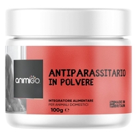Polvere di pulci - 100G - Antiparassitario per cani e gatti,  protegge da pulci e zecche - Animigo