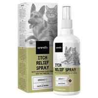 Spray Anti Prurito Cani e Gatti - 250 ml - Formula Protezione e Sollievo Pelli Irritate