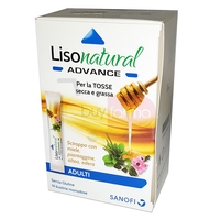 Lisonatural Advance Adulti - Sciroppo per Tosse Secca e Grassa da 14 Bustine