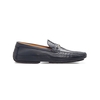 Driver in dark blue fine leather - UK 8US 9EU 42