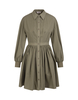 Abito Chemisier Corto Verde Salvia Donna