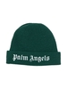 Beanie Kids In Maglia Verde Scuro Con Logo