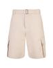 Beige Le Cargo Bermuda Shorts