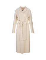 Beige Wool Robe Coat