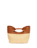 Borsa The Bow Piccola In Rafia Naturale