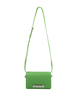 Borsa The Four Ring Mini Verde Acido Con Catena Argentata