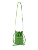 Borsa The Soft Curve in Pelle Verde Acido