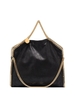 Borsa Tote Falabella Fold Over Nera e Oro