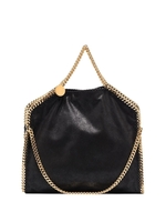 Borsa Tote Falabella Fold Over Nera e Oro