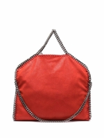 Borsa Tote Falabella Fold Over Ruggine e Argento