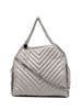 Borsa Tote Falabella Mini Grigio Chiaro e Argento