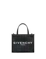 Borsa Tote G Mini In Tela Spalmata 4G Nera