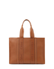 Borsa Tote Grande Woody Caramello