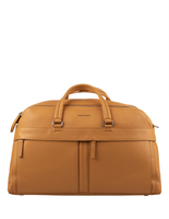 Borsone Micron Uomo In Pelle Giallo Con Tracolla