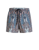 Boxer Da Mare Paisley Blu Navy Uomo