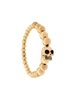 Bracciale Skull Uomo Con Perle In Oro