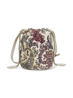 Bucket Bag With Paisley Pattern