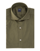 Camicia Verde Oliva Uomo In Cotone Leggero