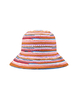 Cappello Bucket Donna In Maglia Multicolore