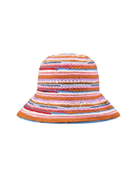 Cappello Bucket Donna In Maglia Multicolore