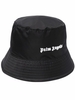 Cappello Bucket Nero Con Logo