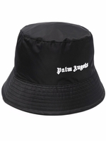 Cappello Bucket Nero Con Logo