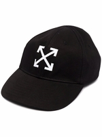 Cappello Da Baseball Arrows In Cotone Nero Uomo