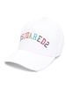 Cappello Da Baseball Bianco Con Ricamo Dsquared2 Multicolore