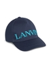 Cappello Da Baseball Blu Con Logo e Motivo "Curb"