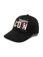Cappello Da Baseball Kids Nero Con Macchie Multicolore