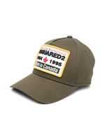 Cappello Da Baseball Kids Verde Militare Con Patch Logo