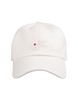 Cappello da Baseball Uomo In Cashmere Bianco