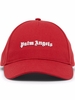 Cappello Da Baseball Uomo In Cotone Rosso Con Logo Bianco