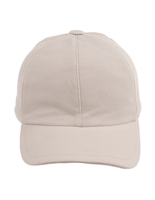 Cappello Da Baseball Uomo In Piquet Di Cotone Beige