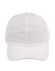 Cappello Da Baseball Uomo In Piquet Di Cotone Bianco