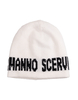 Cappello In Cashmere Bianco Logato