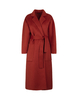 Cappotto a Vestaglia Donna In Cashmere Double Rosso
