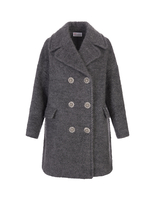 Cappotto Donna In Lana Boucle