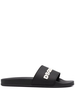 Ciabatta Dsquared2 Uomo In Gomma Nera