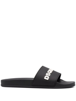 Ciabatta Dsquared2 Uomo In Gomma Nera