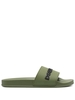 Ciabatta Dsquared2 Uomo In Gomma Verde Militare